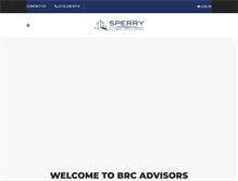 Tablet Screenshot of brcadvisors.com